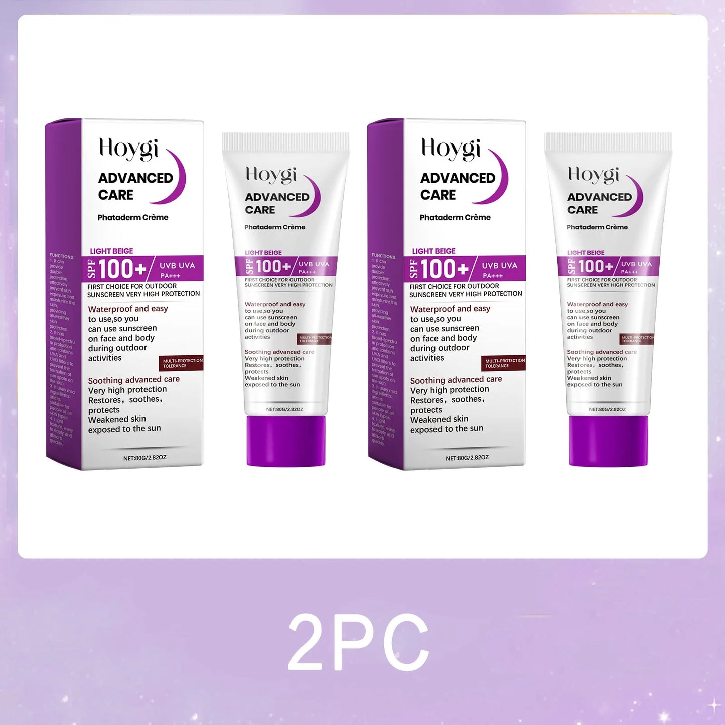 Crema Solar Hoygi con Ácido Hialurónico,