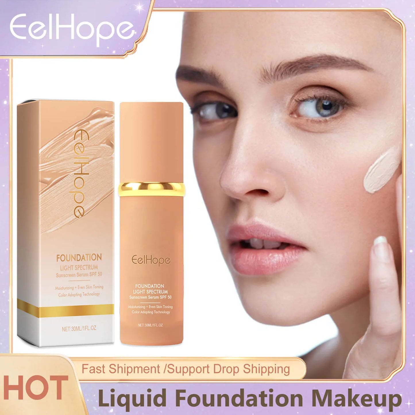 Base de maquillaje líquida Eelhope