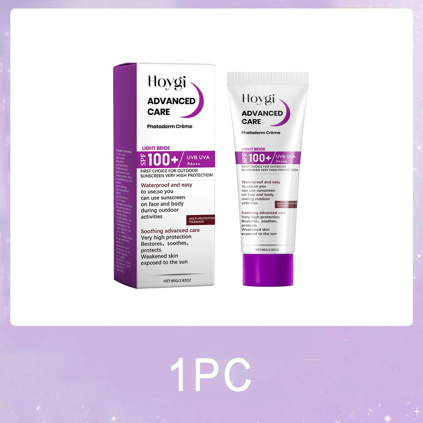 Crema Solar Hoygi con Ácido Hialurónico,