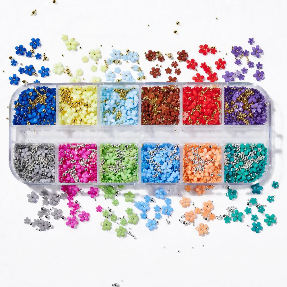 +15 Sets de decoraciones para uñas Kawaii