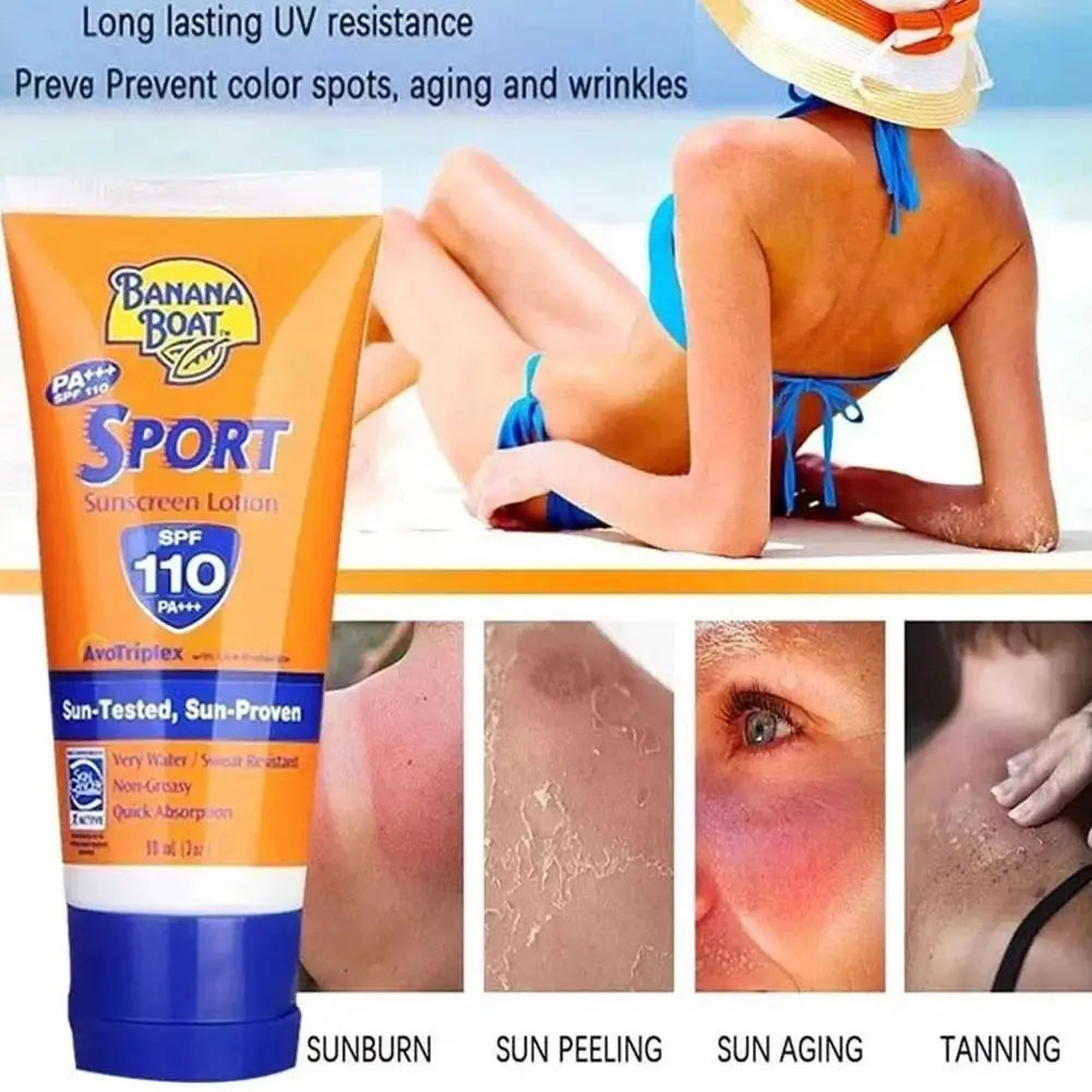 SPF110+ sunscreen ideal for children and adult athletes.