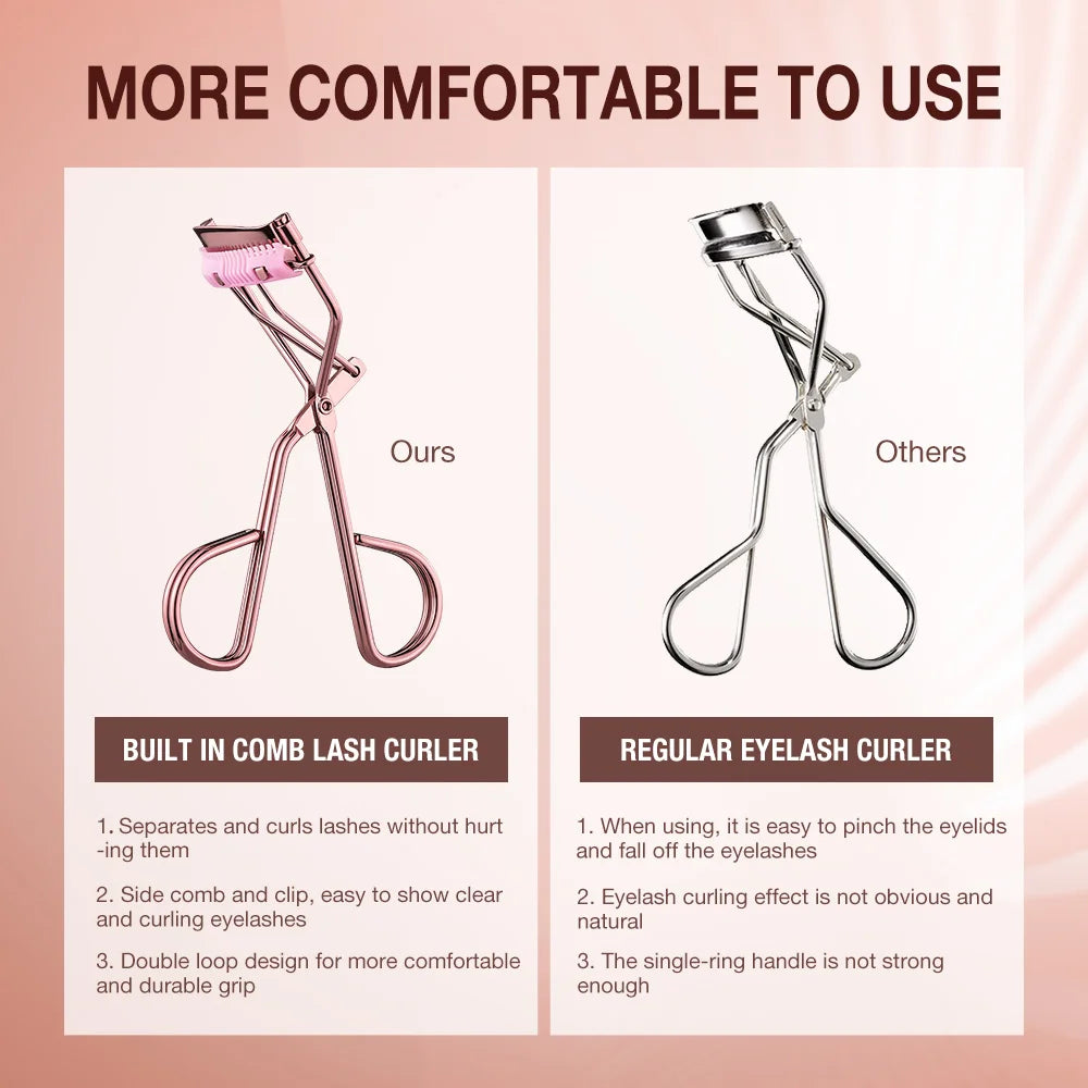 Professional Rose Gold Eyelash Curler.