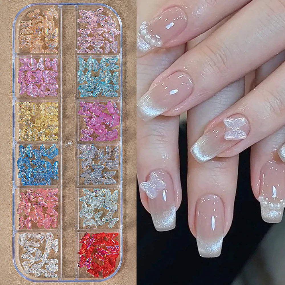 +15 Sets de decoraciones para uñas Kawaii