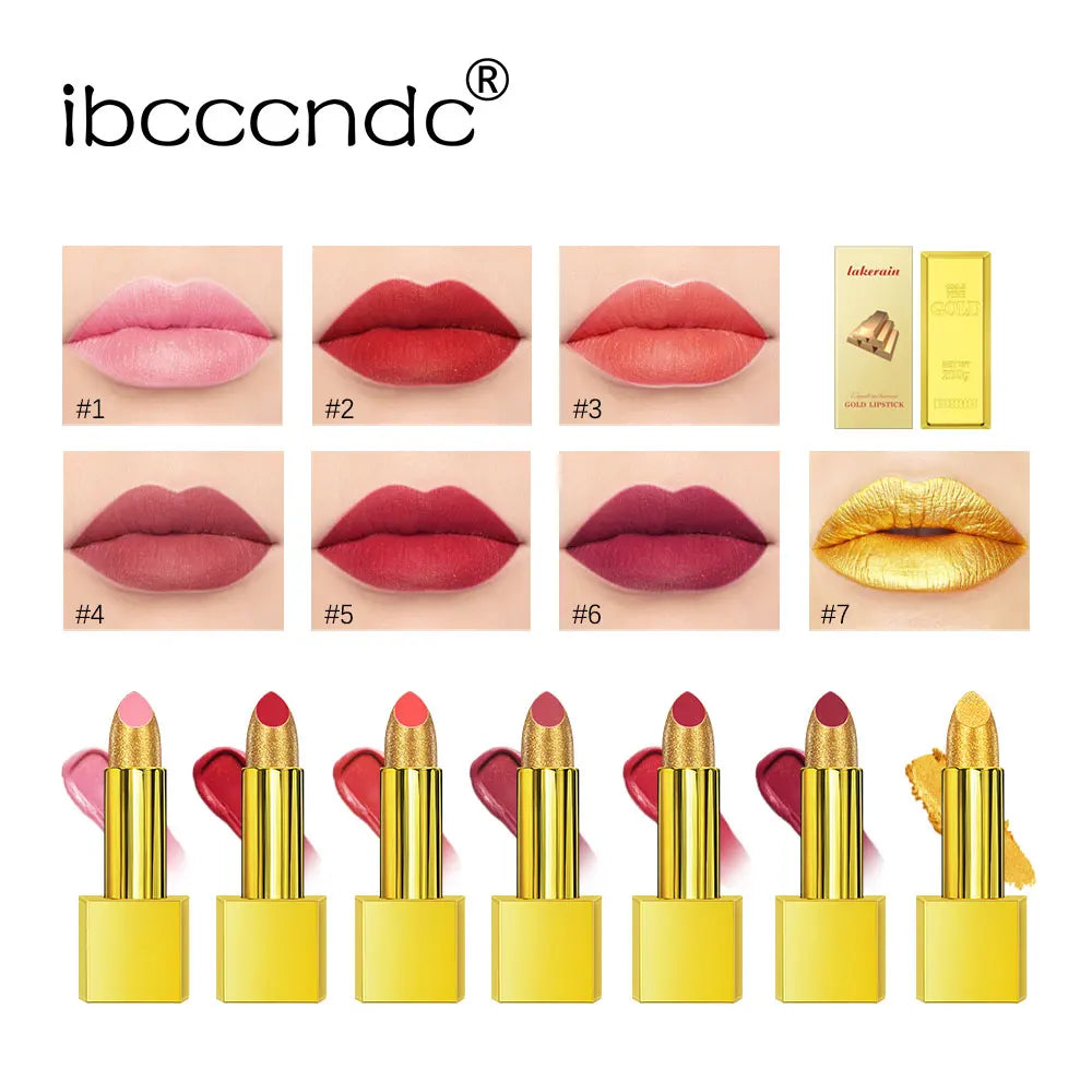 Shimmer Gold Lipstick de ibcccndc