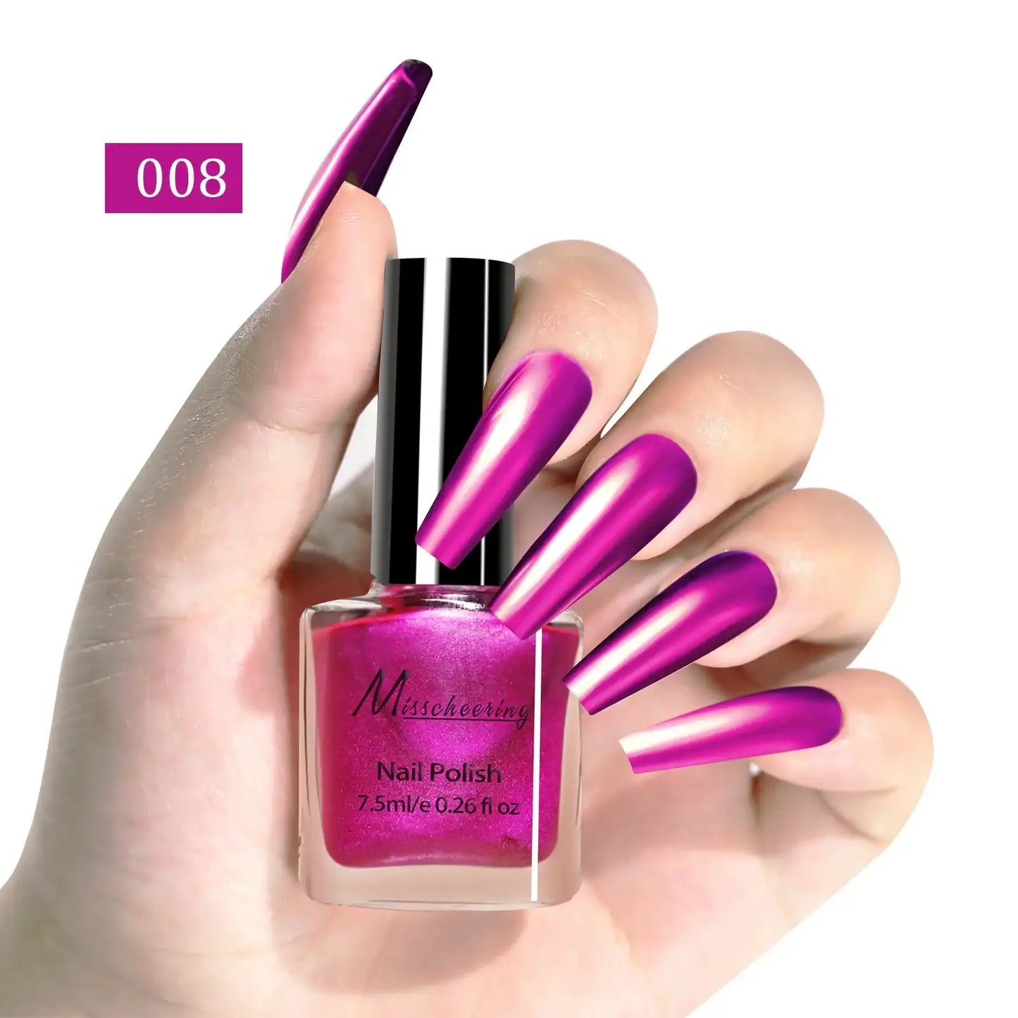 12 Esmaltes metálicos Misscheering