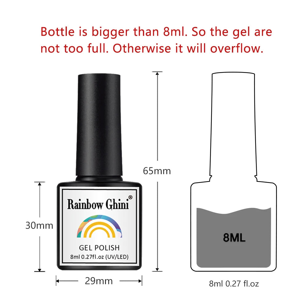 RAINBOW GHINI esmalte en gel de secado UV
