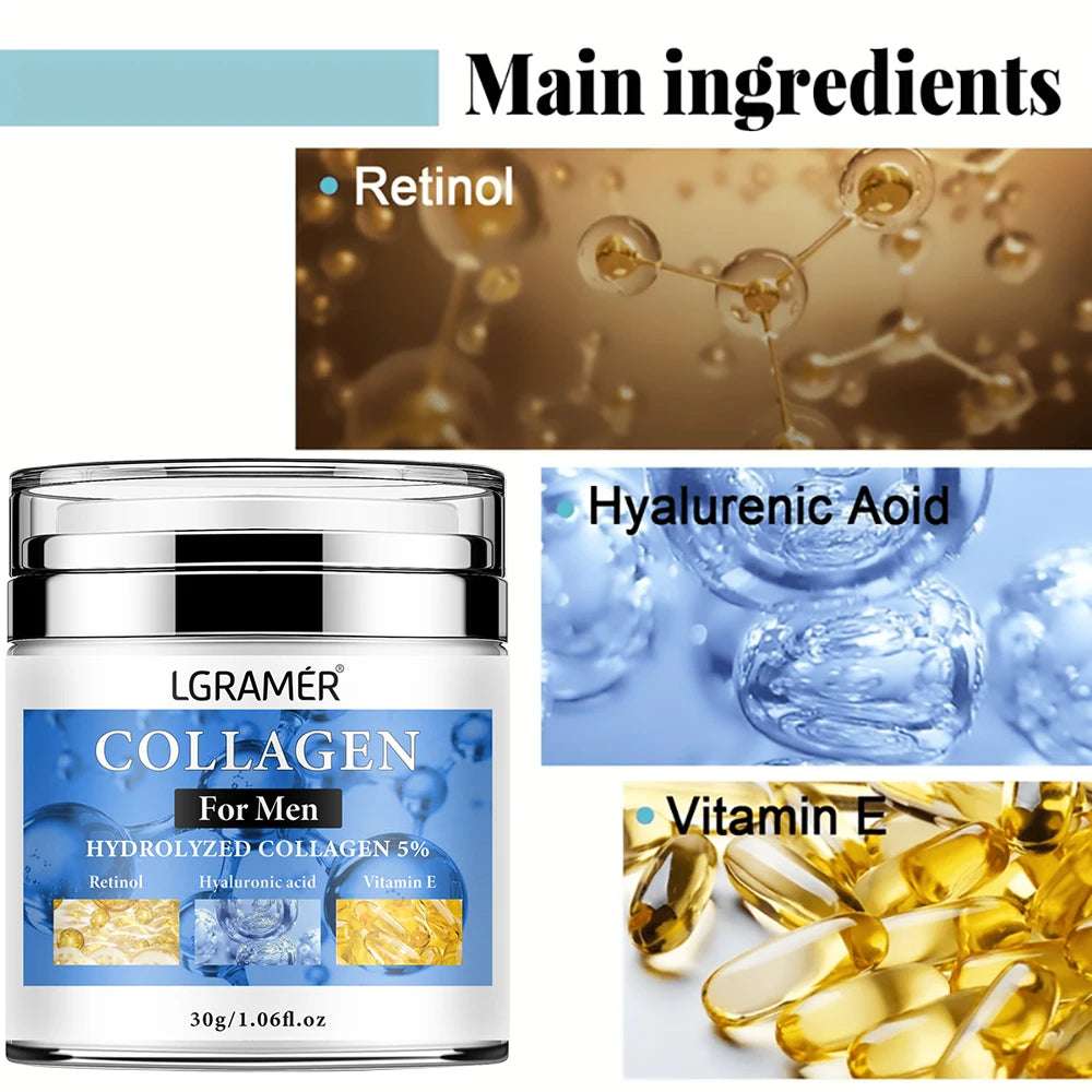 Crema Facial para Hombres con Retinol LGRAMER.