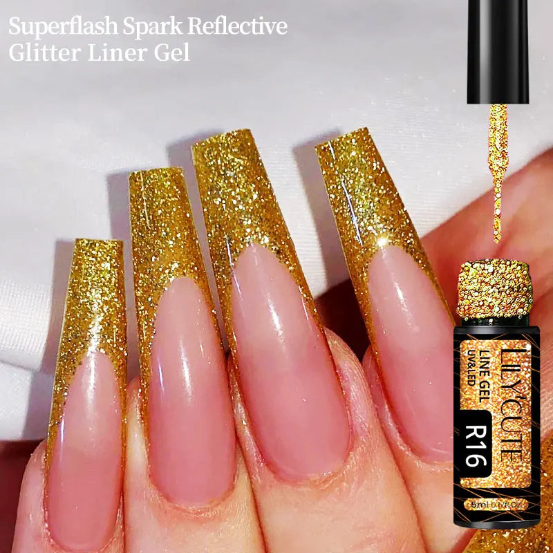 LILYCUTE esmalte brillante delineador UV