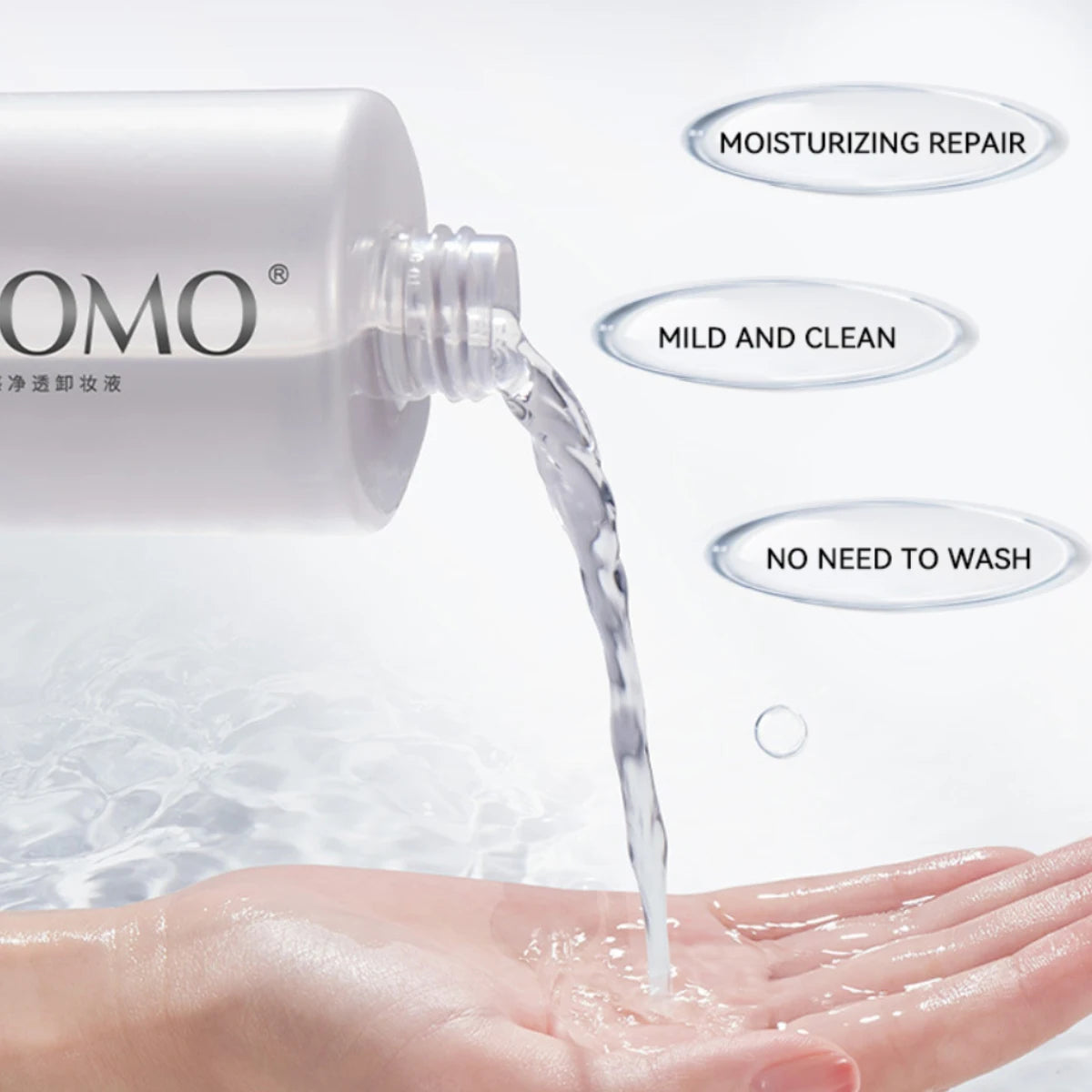 Agua removedor de maquillaje GECOMO