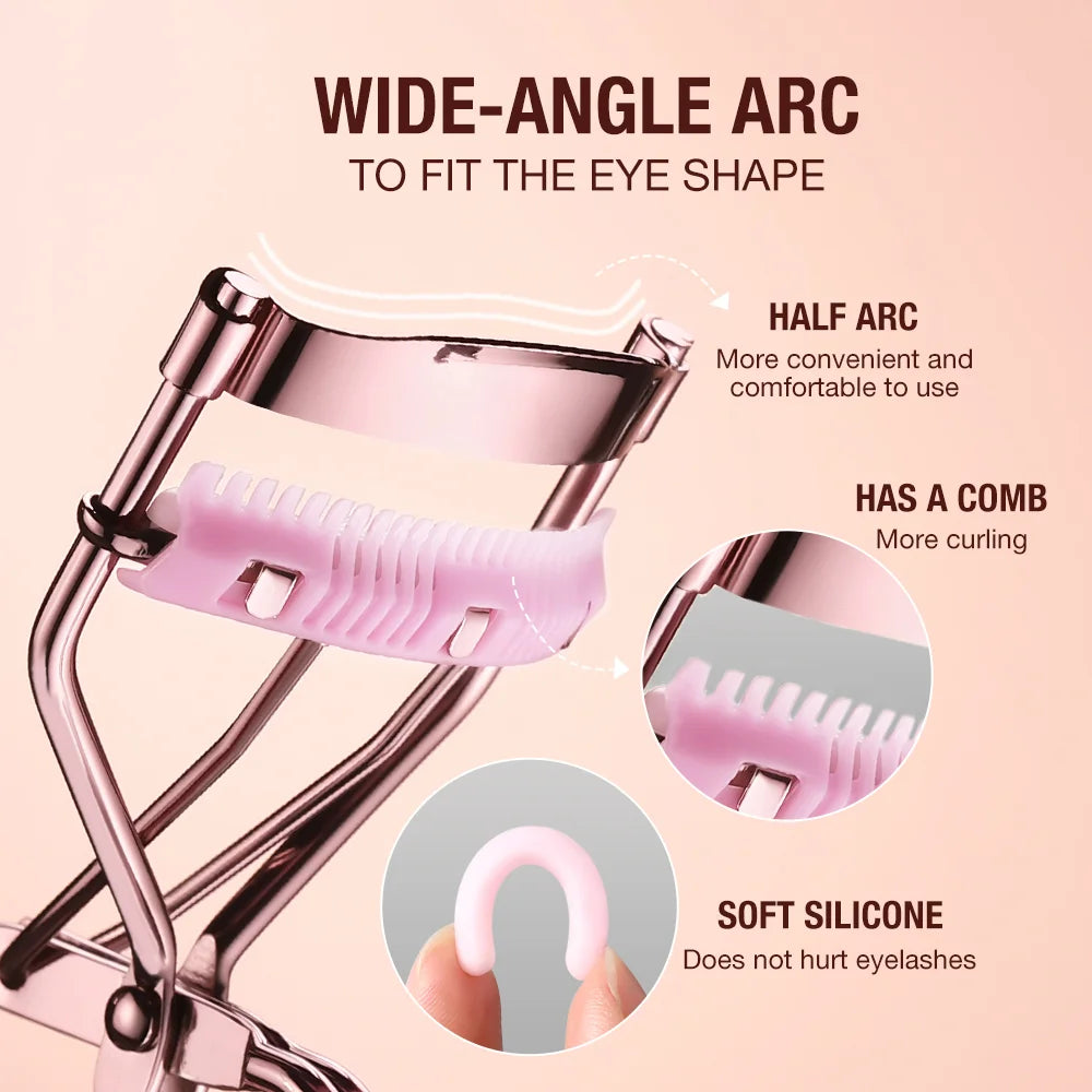 Professional Rose Gold Eyelash Curler.