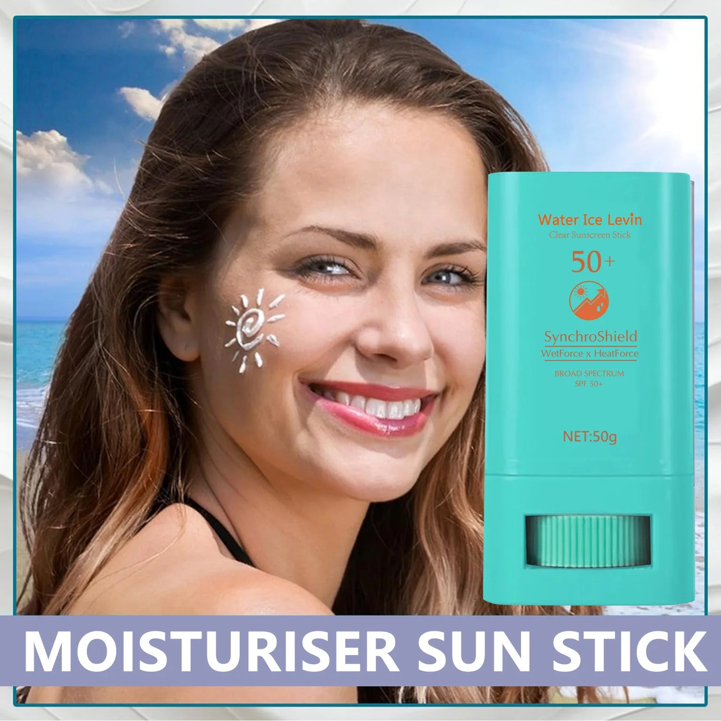 Protector Solar en barra Water Ice Levin