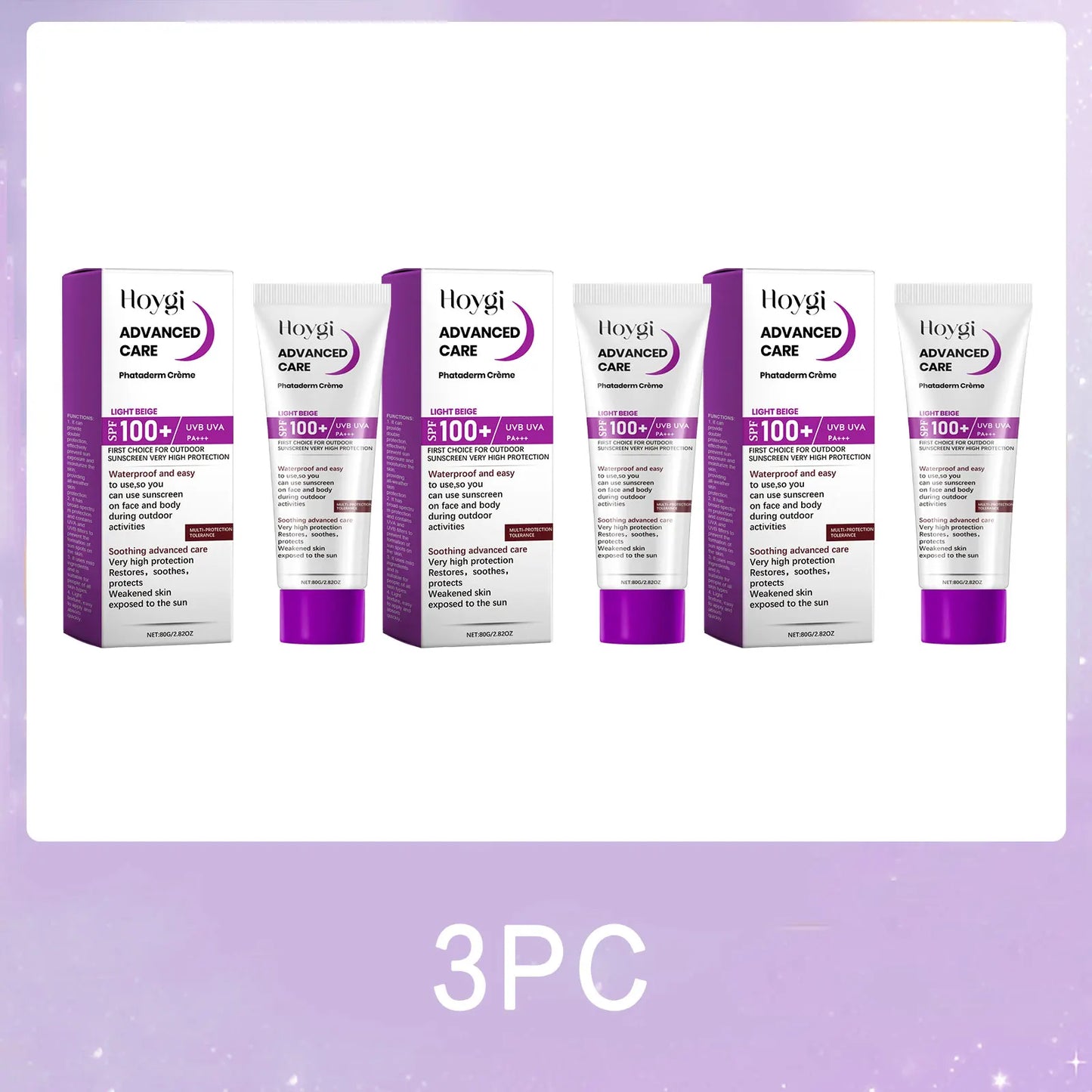 Crema Solar Hoygi con Ácido Hialurónico,