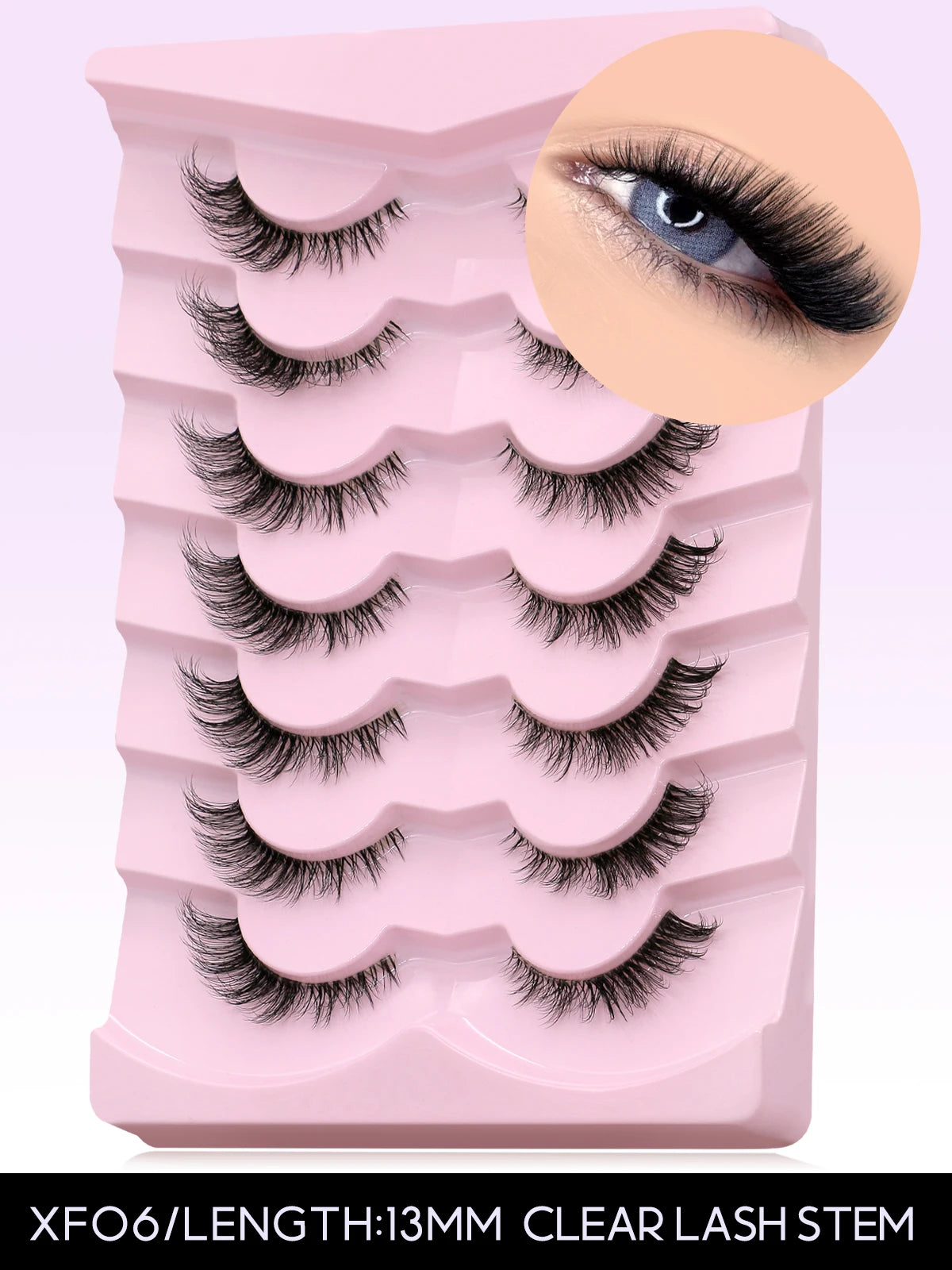 Pestañas Postizas GROINNEYA Cat Eye