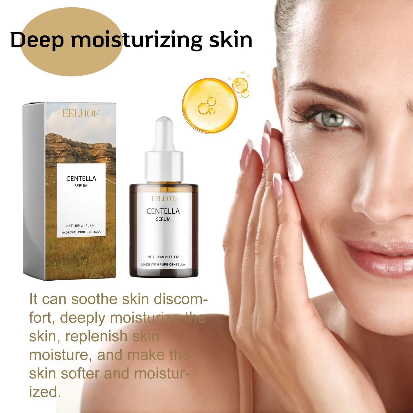Suero facial de centella Eelhoe.