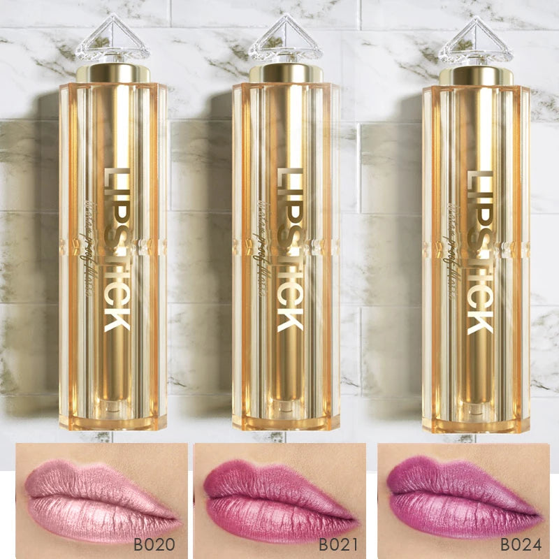 Set de 3 Barras labiales matte glitter
