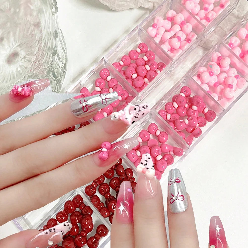 +15 Sets de decoraciones para uñas Kawaii
