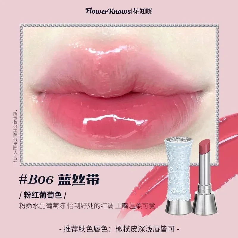 Moisturizing lipstick and bar from the brand Flawer Knows