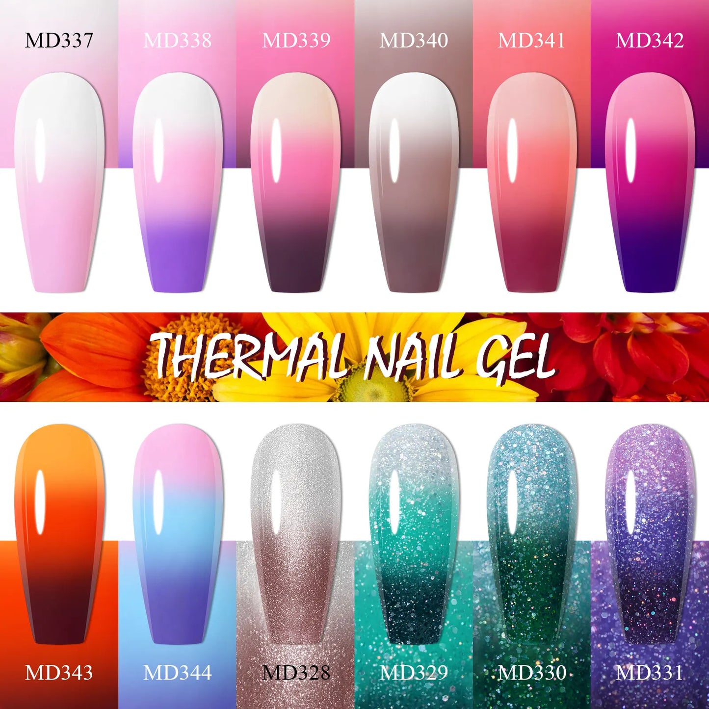 Set de esmaltes en gel MSRUIOO.
