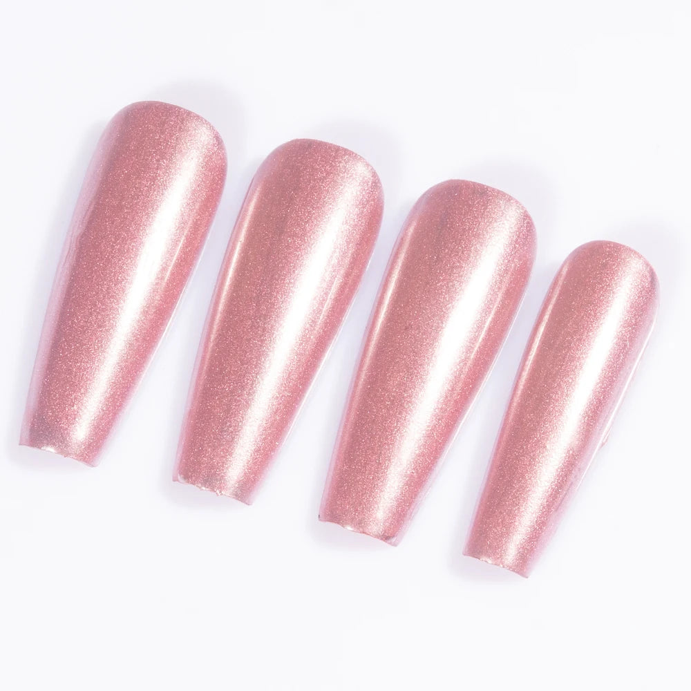KODIES silver and pink metallic enamels