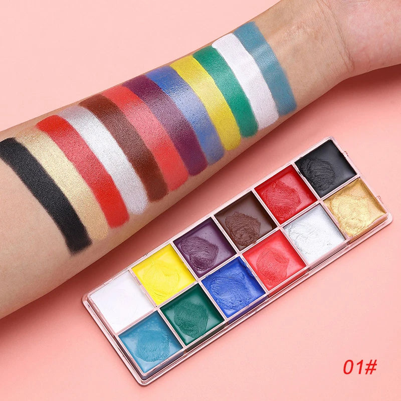 Paleta de pintura facial y corporal kzlet.