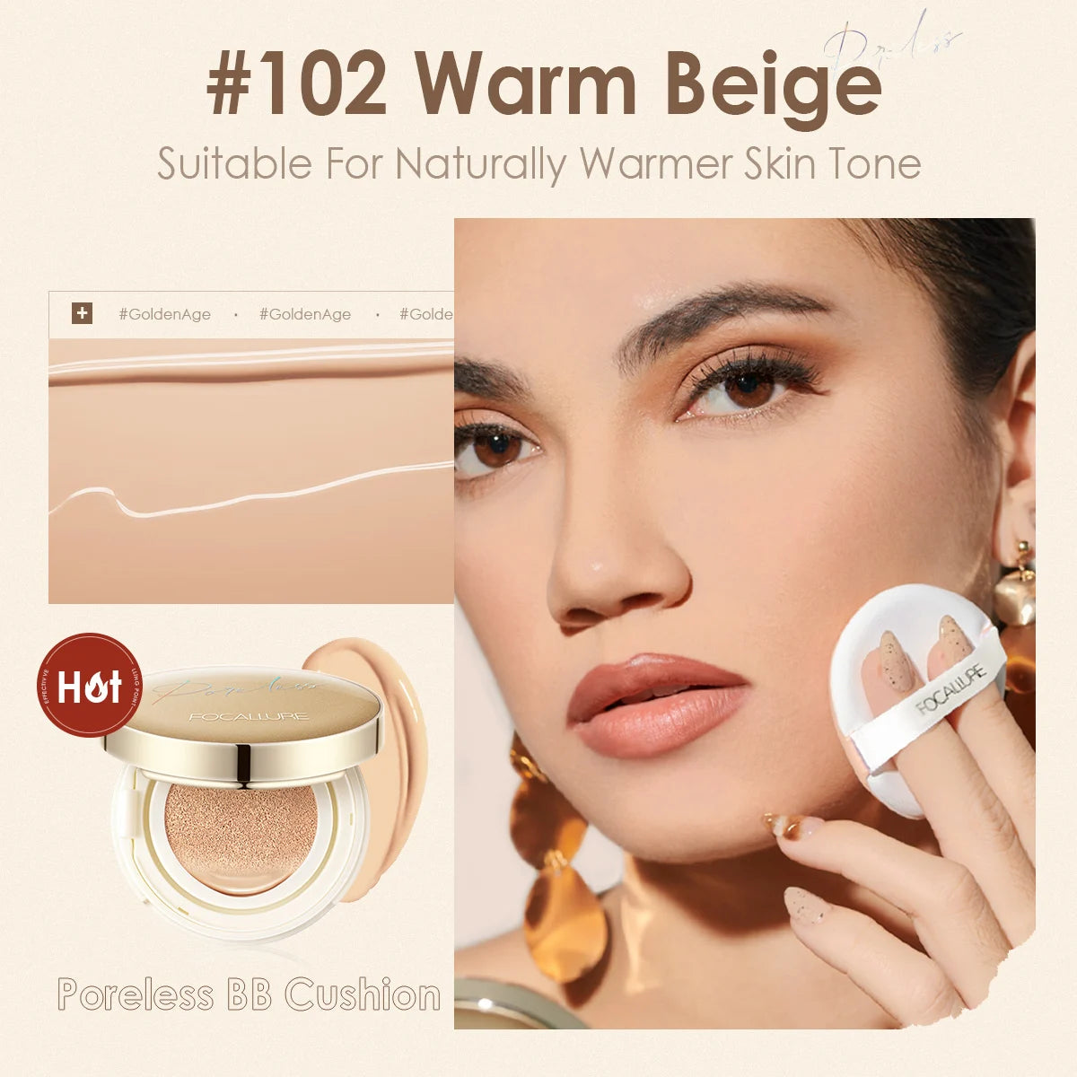 FOCALLURE Air Cushion BB & CC Cream.