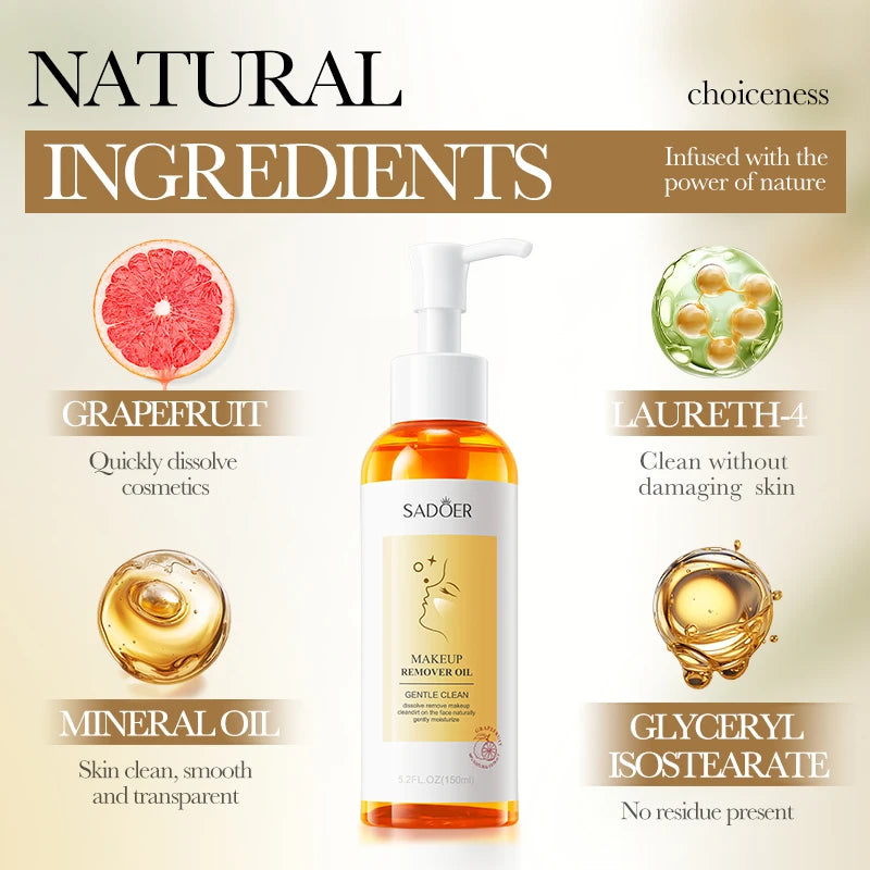 Aceite desmaquillante 150ML SADOER