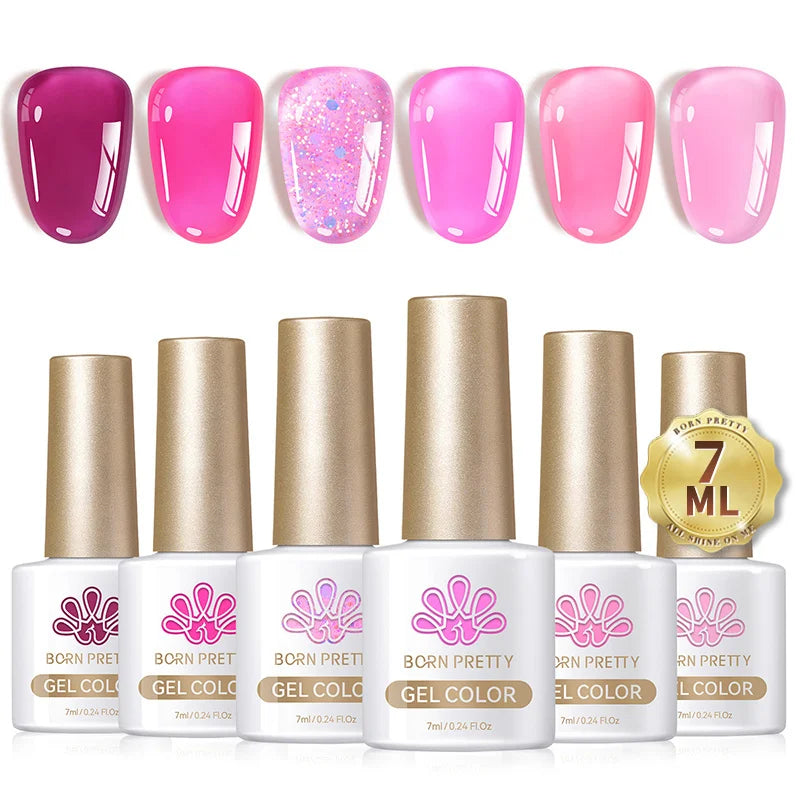 Sets de 6 esmaltes de ojo de gato BORN PRETTY