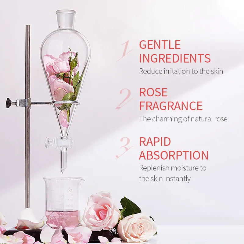 Tónico Facial Hidratante y Nutritivo, agua de rosas