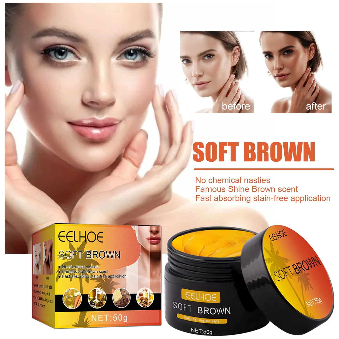 OUHOE Crema Autobronceadora.