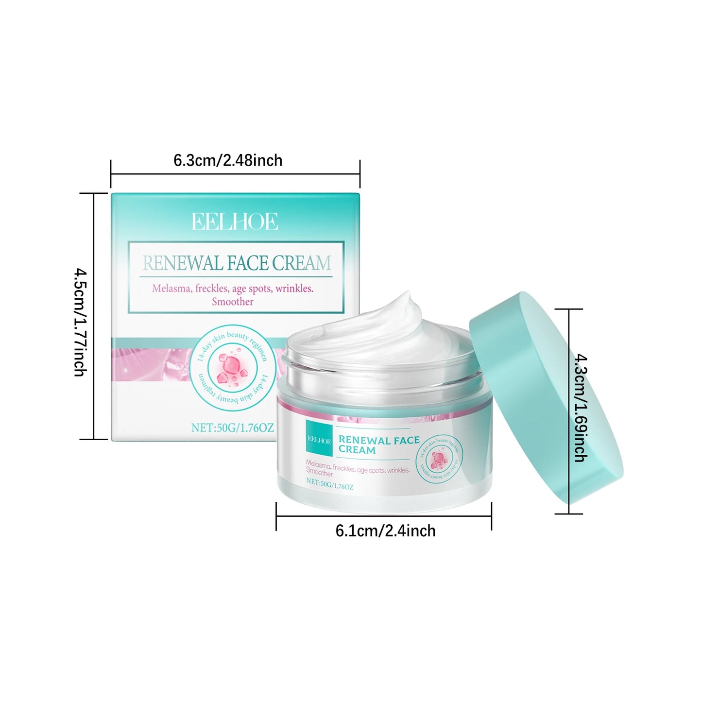 Crema facial antimanchas Eelhoe