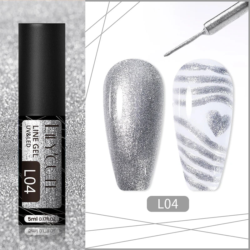 LILYCUTE 7 esmaltes en gel delineador