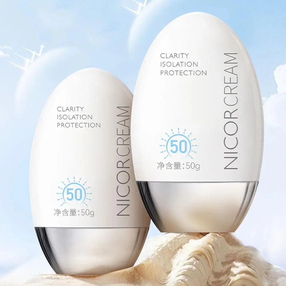 Crema solar 50 SPF protección solar ligera y eficaz.