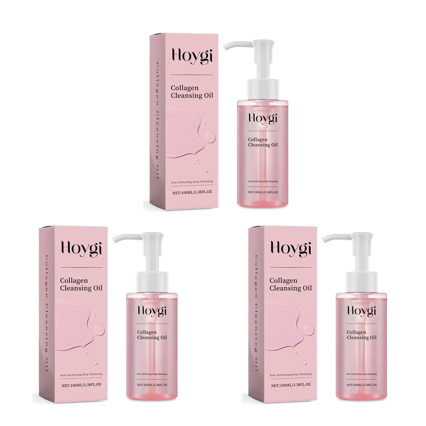 Aceite con colágeno para limpieza facial HOYGI