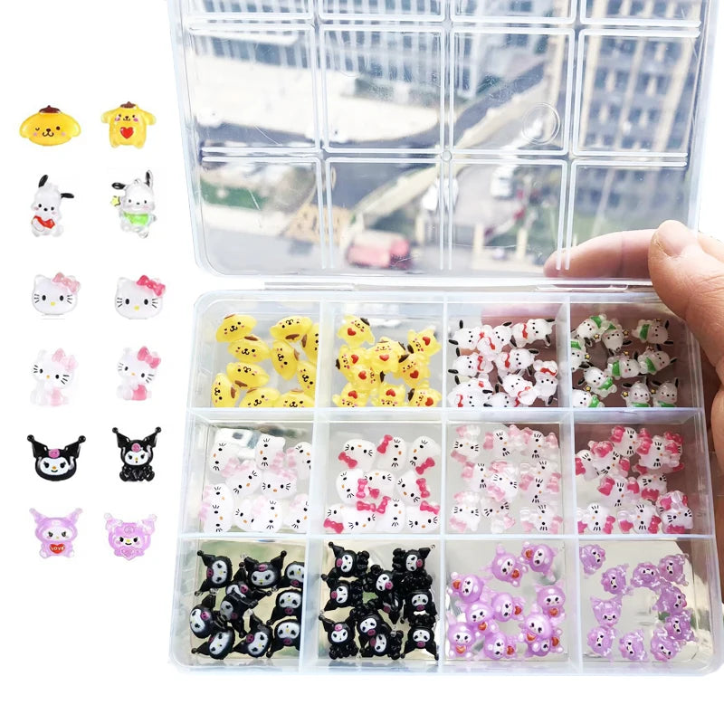 Decoraciones acrílicas sanrio