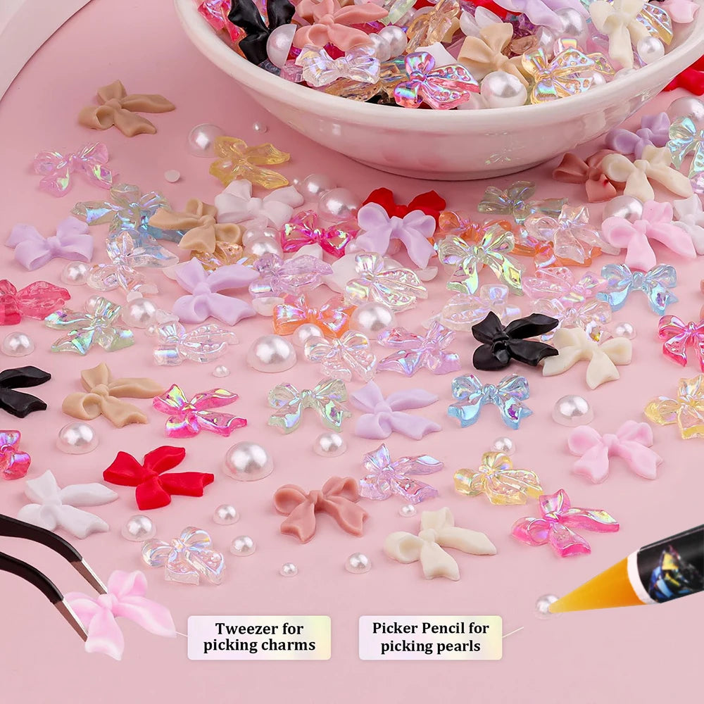 +15 Sets de decoraciones para uñas Kawaii