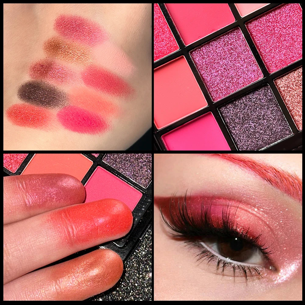 Paleta de Sombras Rebellius girl de 9 Colores.