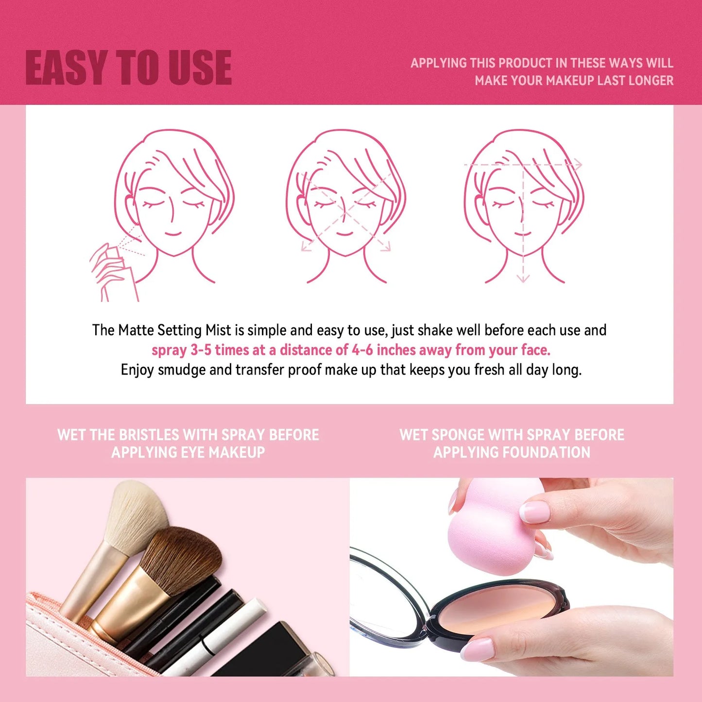 Esprays fijadores de maquillaje