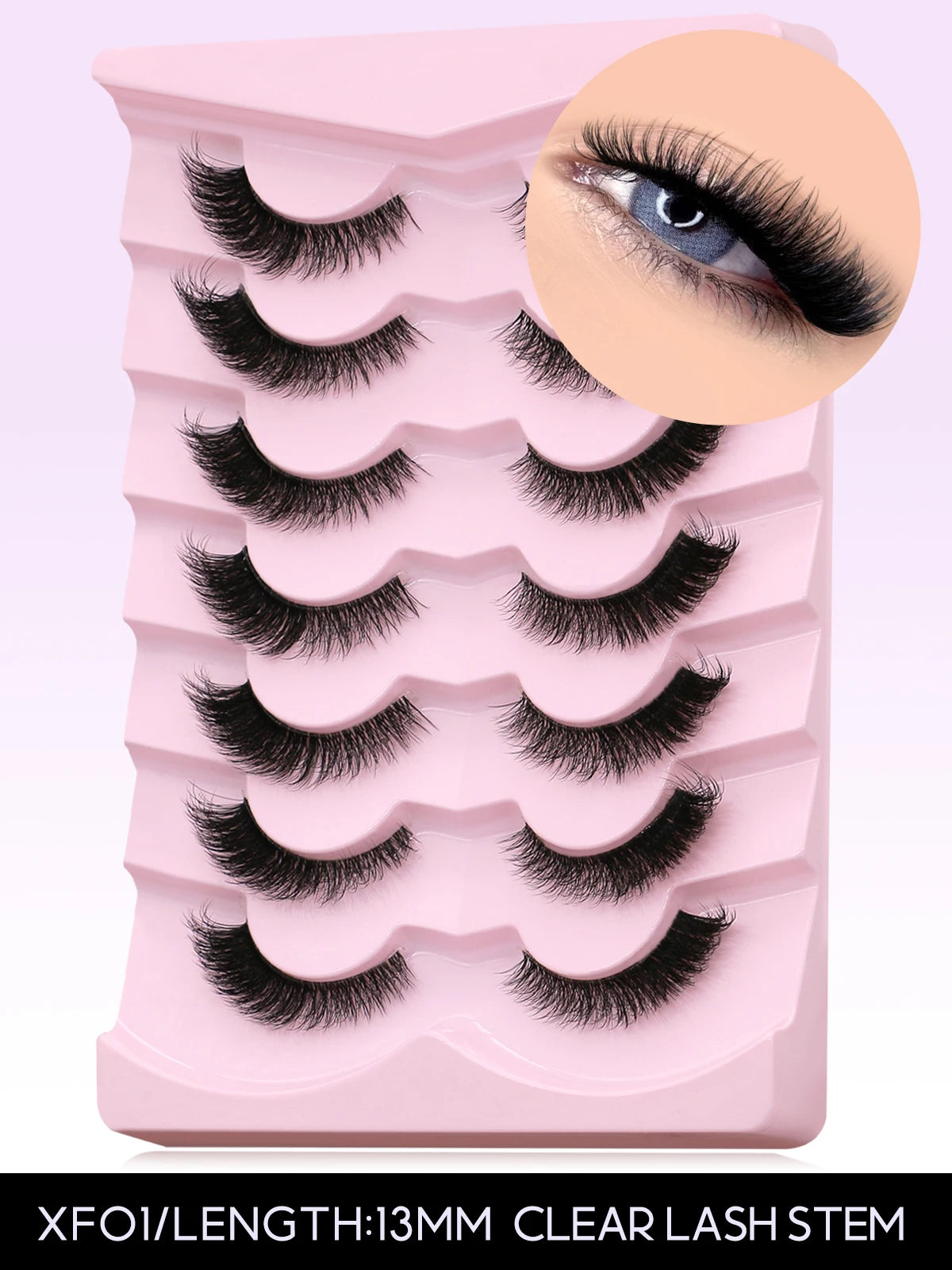 Pestañas Postizas GROINNEYA Cat Eye