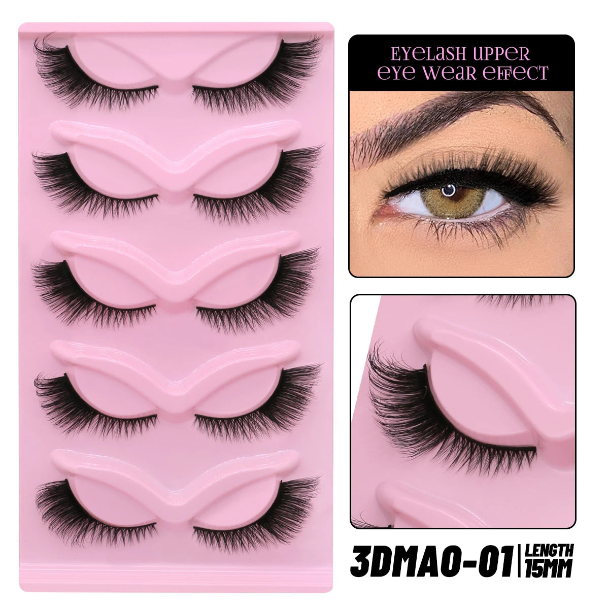 Pestañas Postizas GROINNEYA Cat Eye