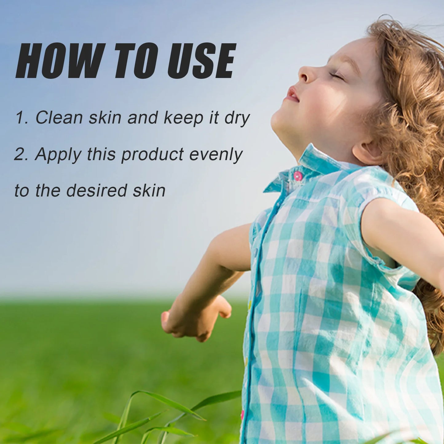 Sunscreen stick SPF50+ water resistant for 80 minutes.
