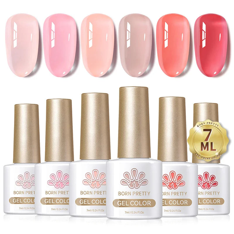 Sets de 6 esmaltes de ojo de gato BORN PRETTY