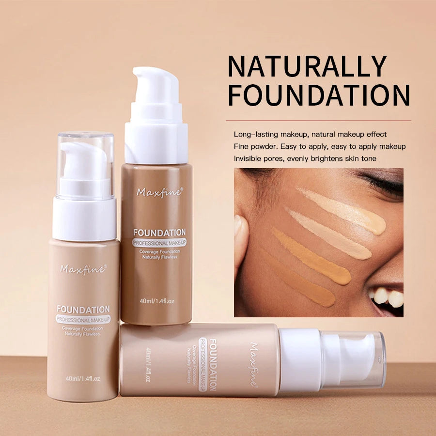 Base líquida profesional MAXFINE (12 tonos)