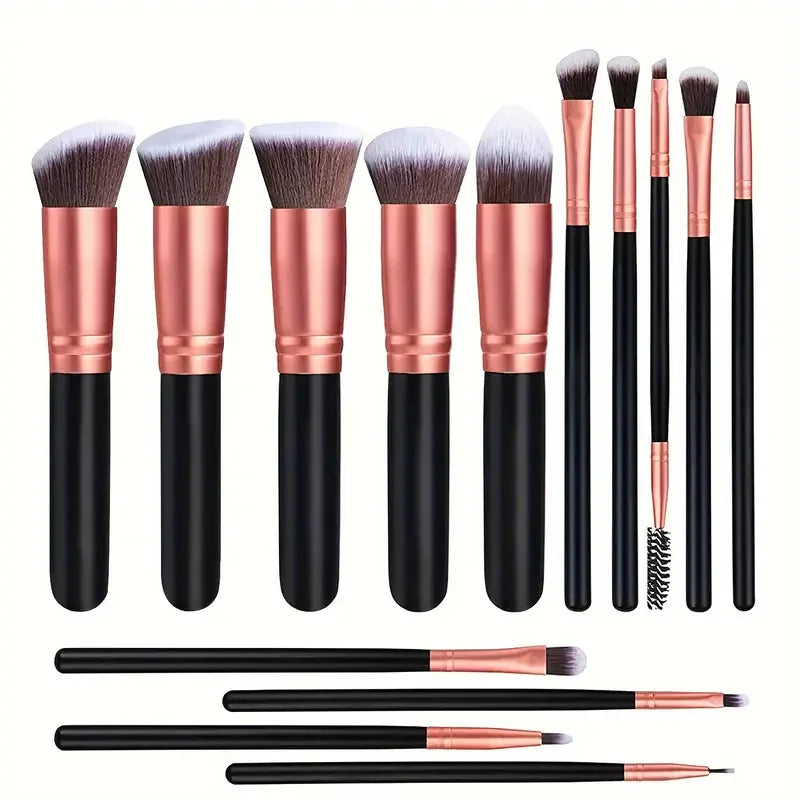 Set de 14 Brochas de Maquillaje.