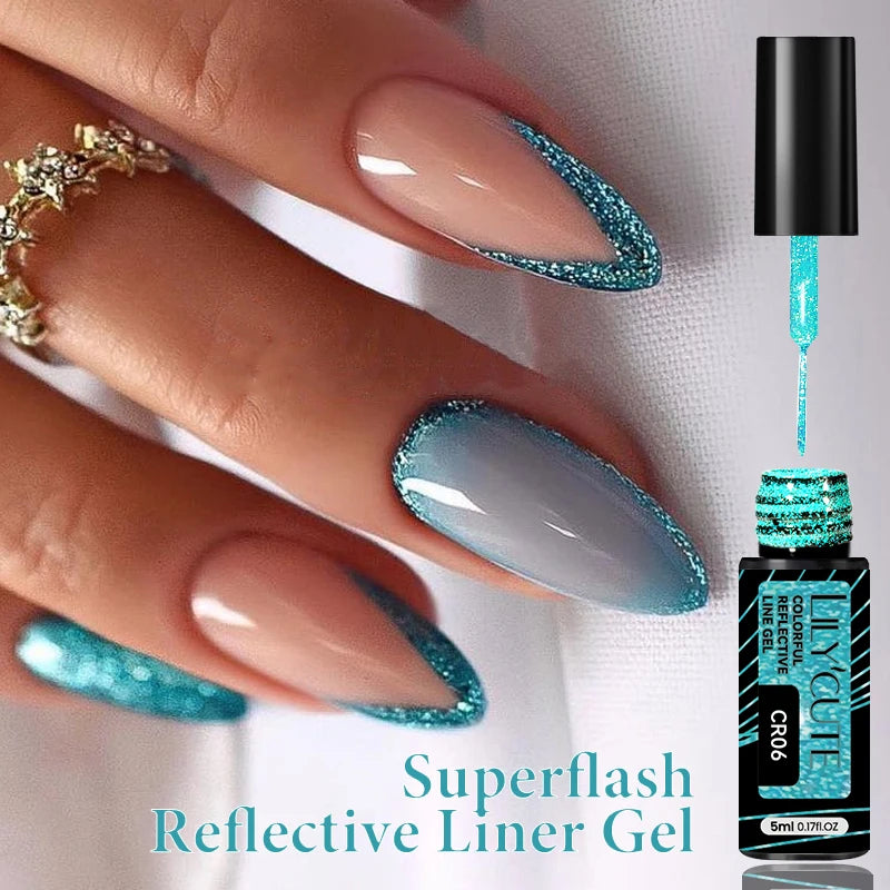 LILYCUTE esmalte brillante delineador UV