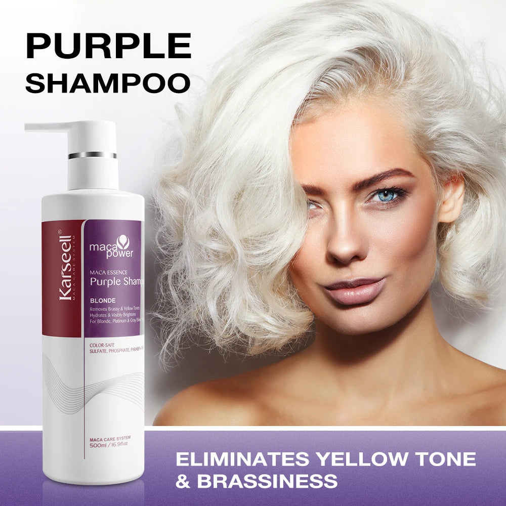 Shampoo Matizador Karseell Maca Power Purple