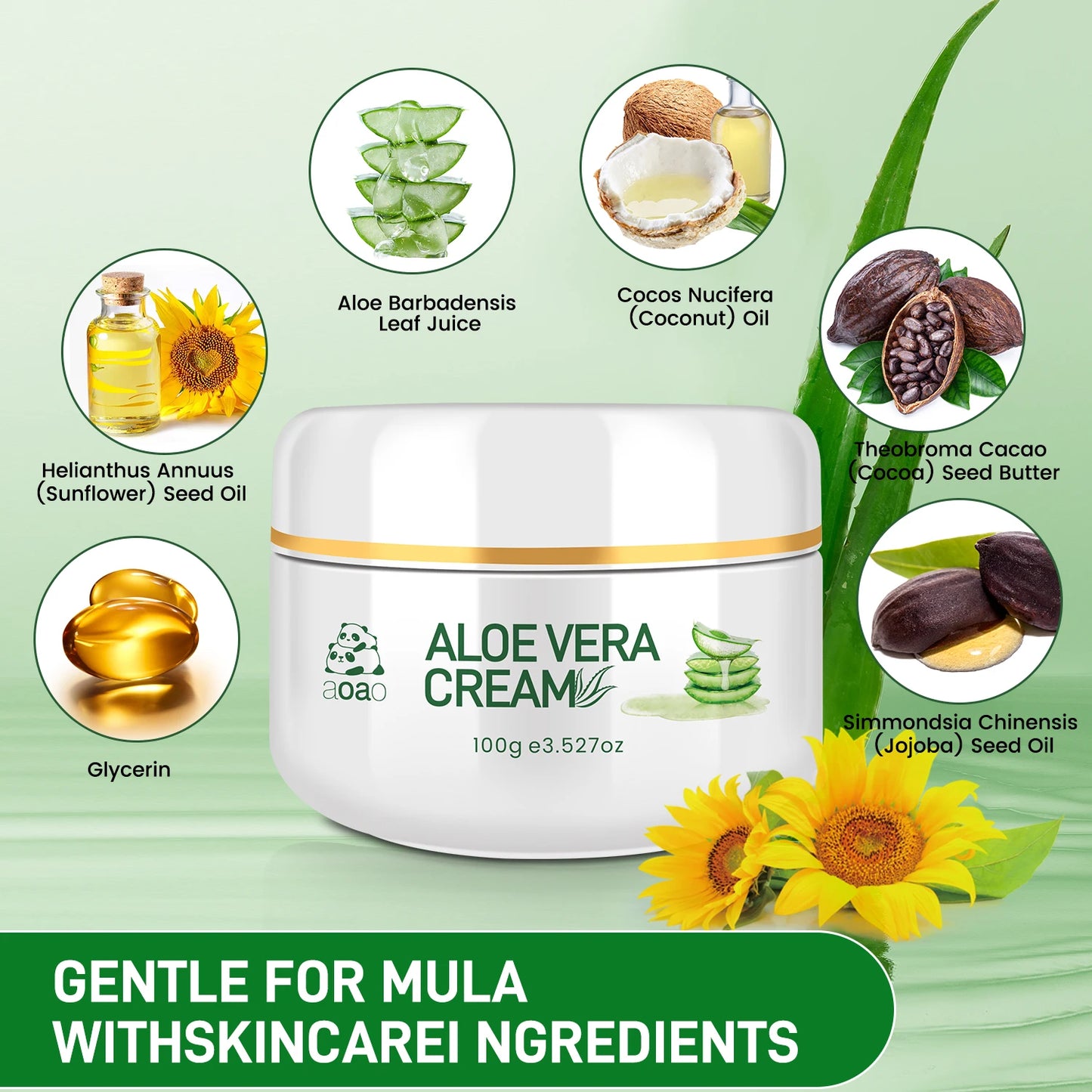 Crema de aloe vera AOAO