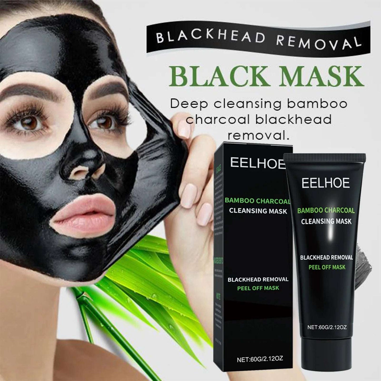 Mascarilla de carbón para eliminar puntos negros.