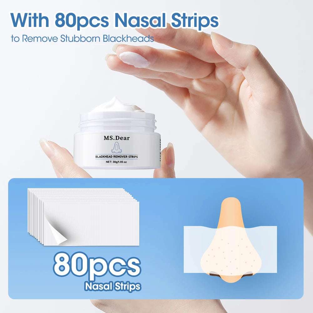 Crema+tiras para eliminar puntos negros.