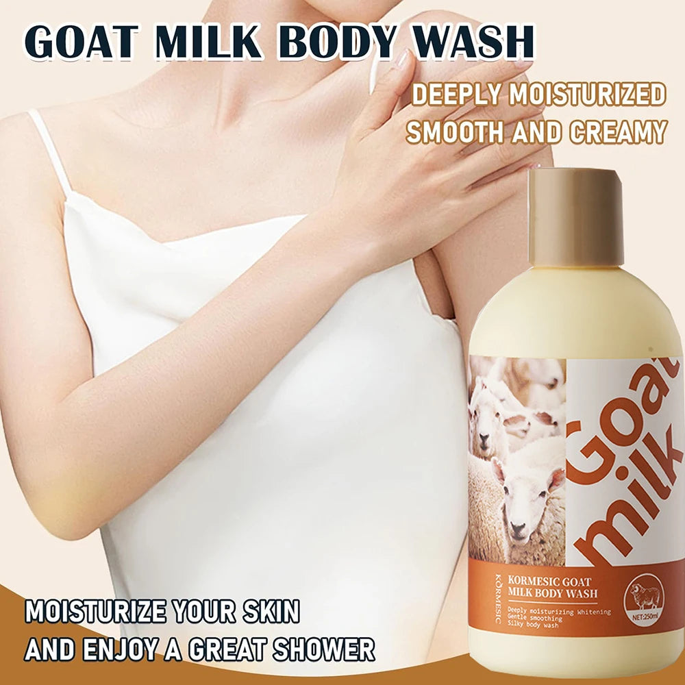 Gel de ducha de leche de cabra.