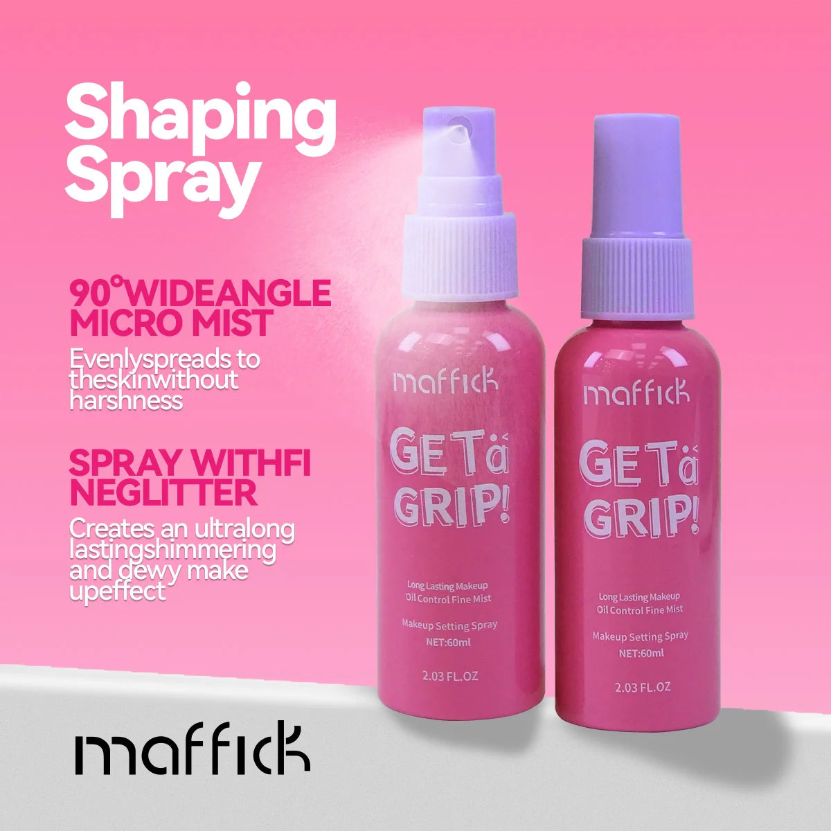 Spray fijador de maquillaje MAFFICK